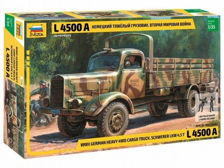 Немецкий тяжелый грузовик L 4500 A, 1:35