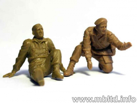 Фигуры Английские парашютисты 1944г.Набор 2, 1:35, (MB3534)