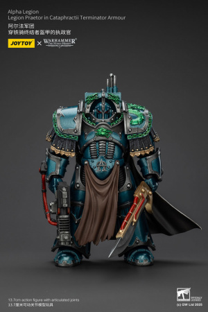 Alpha Legion, Legion Praetor in Cataphractii Terminator Armour, 1:18, [JT01260]