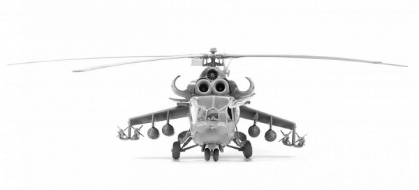 Советский ударный вертолет Ми-24А, 1:72