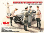 Kadett K38 седан, с Германской дорожной полицией 1:35, (35480)