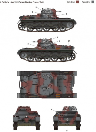 German Panzer I Ausf.B & Motorcycle Zündapp KS750 w/sidecar (1:35)
