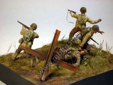 Американская пехота 1944 года, 1:35, (MB3521)