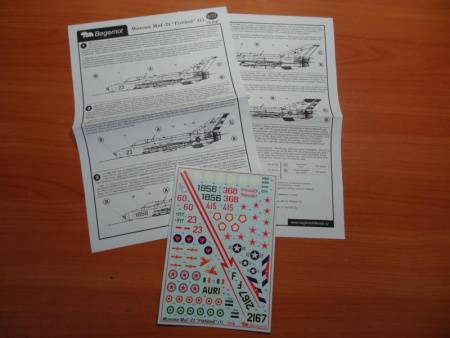 Деколь для Микоян МиГ-21(1), 1/72