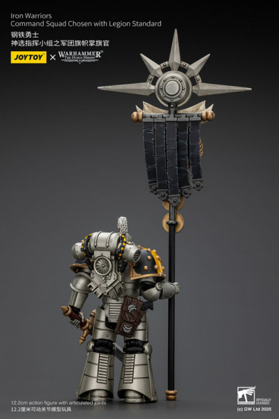 Iron Warriors, Command Squad Chosen with Legion Standard, 1:18, [JT01765]