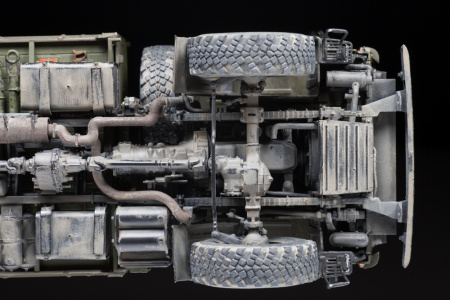 Российский двухосный грузовой автомобиль К-4350, 1:35