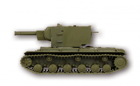 Сов. тяжёлый танк КВ-2, 1:100