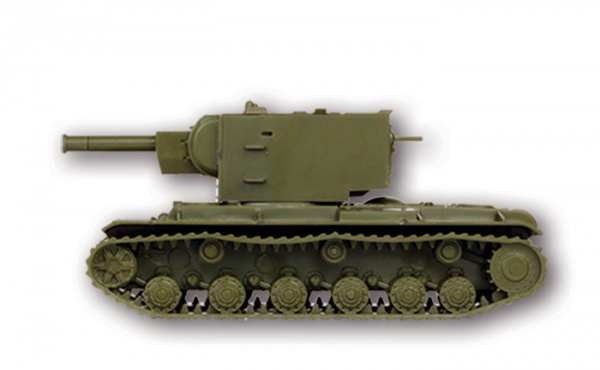 Сов. тяжёлый танк КВ-2, 1:100