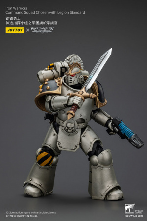 Iron Warriors, Command Squad Chosen with Legion Standard, 1:18, [JT01765]