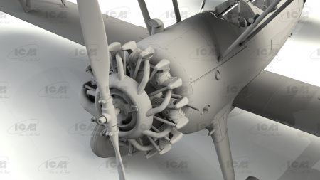 Stearman PT-13/N2S-5 Kaydet, Американский учебный самолет, 1:32, (32052)