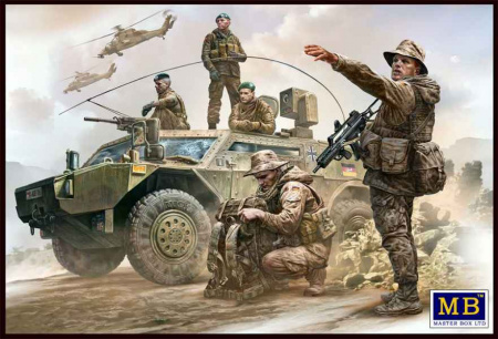 Бундесвер. Немецкие военнослужащие, наши дни, 1:35, (MB35195)