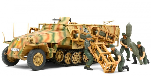 Нем. полугусеничный БТР Sd.Kfz. 251/1 "Stuka", 1/48