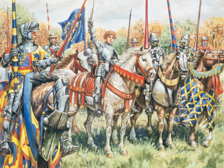 Французские рыцари (100-летняя война), 1/72