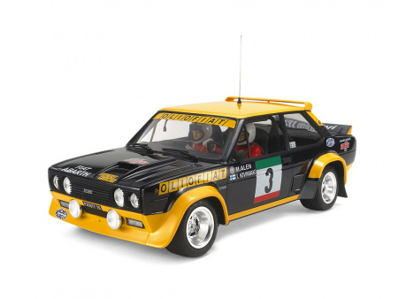 А/м 131 Abarth Rally Olio Fiat с двумя фигурками пилотов, 1/20