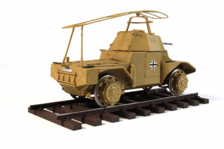 Panzerspähwagen P 204 (f) железнодорожный, Германский бронеавтомобиль ІІ МВ, 1:35, (35376)