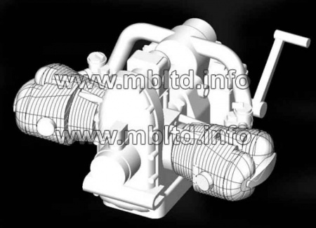Германский мотоцикл, 1:35, (MB3528)