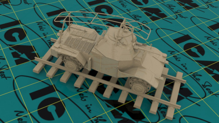 Panzerspähwagen P 204 (f) железнодорожный, Германский бронеавтомобиль ІІ МВ, 1:35, (35376)