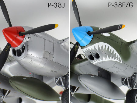 Истребитель Lockheed P-38J Lightning, 1:48