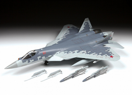 Российский истребитель пятого поколения Су-57, 1:48