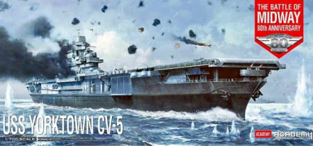 Авианосец USS Yorktown CV-5 The Battle of Midway 80th anniversary (1:700)