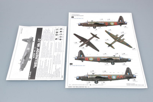 Самолет Wellington MK.IC, 1:48, [02808]