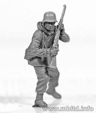 Фигуры Немецкая пехота в Западной Европе. 1944-1945г, 1:35, (MB3584)