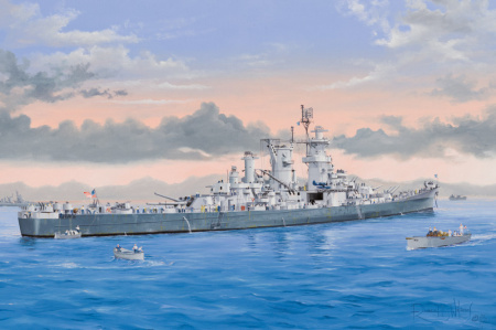 Американский линкор USS CB-2 Guam, 1:350, [86514]