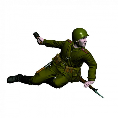 Советский пехотный взвод, Курск 1943, 1:72, (8077)