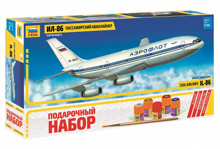 Пасс. авиалайнер "Ил-86", 1:144