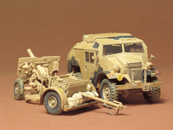 А/м QUAD Tractor & 25 PDR. Gun, 1/35