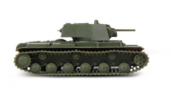 Советский тяжёлый танк КВ-1 обр. 1941г. с пушкой Ф-32,1:100