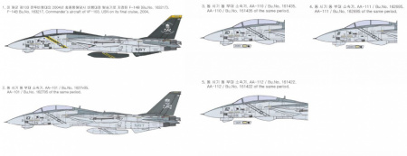 Самолет U.S. Navy F-14B VF-103 Jolly Rogers (1:72)