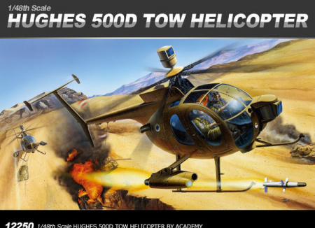 Самолёт Hughes 500D TOW (1:48)