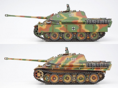 Немецкий истребитель танков Sd.Kfz 173 Jagdpanther, поздняя версия, с одной фигурой., [35203]