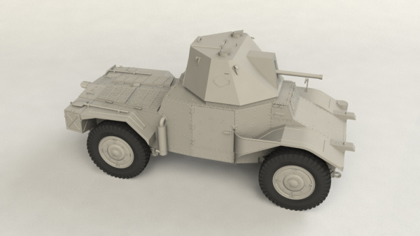 Panzerspähwagen P 204 (f) с башней, Германский бронеавтомобиль ІІ МВ, 1:35, (35377)