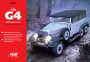 Typ G4 с раскрытым тентом, Германский пассажирский автомобиль ІІ МВ, 1:24, (24012)