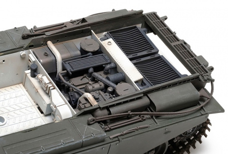 Английский танк Centurion Mk III (сборные гусеницы, рабочая подвеска, внутрення детал.салона, 5 фигур)