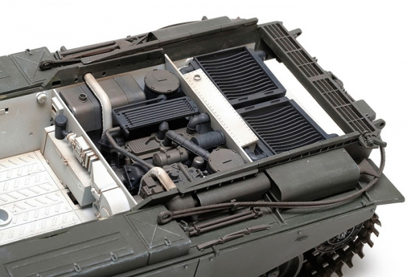 Английский танк Centurion Mk III (сборные гусеницы, рабочая подвеска, внутрення детал.салона, 5 фигур)
