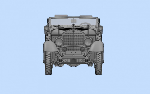 Typ G4 (Kfz.21), Германский штабной автомобиль ІІ МВ, 1:35, (35538)
