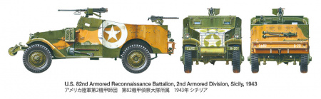 Бронеавтомобиль M3A1 SCOUT CAR, 1/35