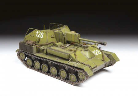 Советская самоходная артиллерийская установка Су-76, 1:35