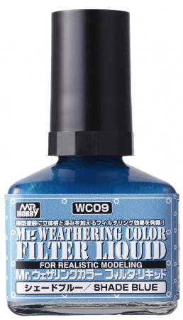 Краска 40мл MR.WEATHERING COLOR WC09 SHADE BLUE