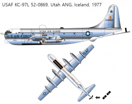 Самолёт USAF KC-97L Stratofreighter, 1:144, [12640]