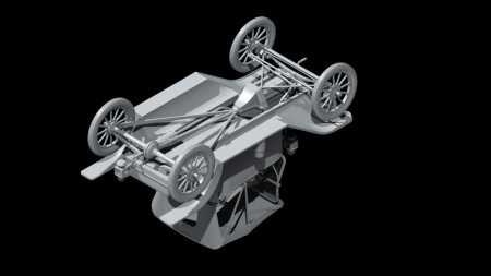 Команда Форда, набор фигур и автомобиль Model T 1913 Roadster, 1:24, (24007)