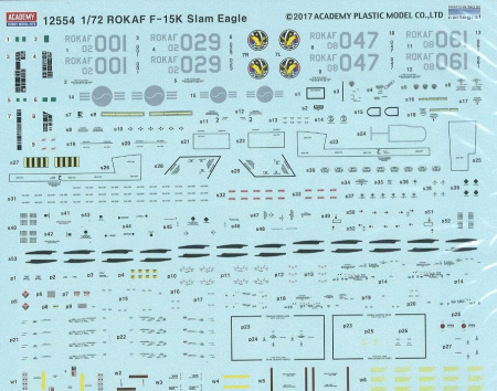 Самолёт ROKAF F-15K Slam Eagle, (1:72), (12554)