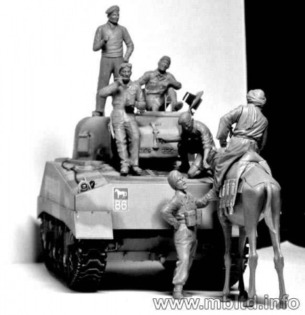 Фигуры Содружество AFV Экипаж, 1:35, (MB3564)