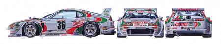 А/м Castrol Toyota Tom`s Supra GT, 1/24
