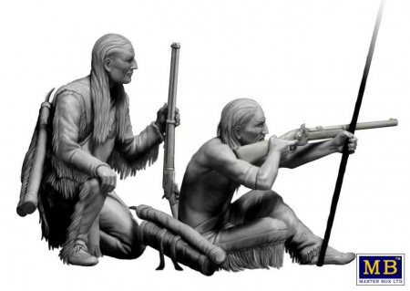 Фигуры, Серия Индейских войн. Дальний выстрел, 1:35, (MB35128)