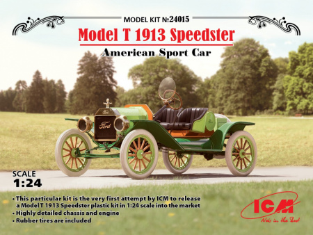 Model T 1913 "Спидстер", Американский спортивный автомобиль, 1:24, (24015)