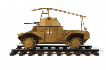 Panzerspähwagen P 204 (f) железнодорожный, Германский бронеавтомобиль ІІ МВ, 1:35, (35376)